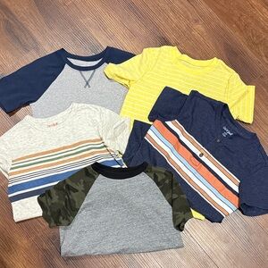 Assorted Kids T-Shirts - Blue, Yellow, Gray